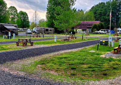 campground sites ready for big rigs